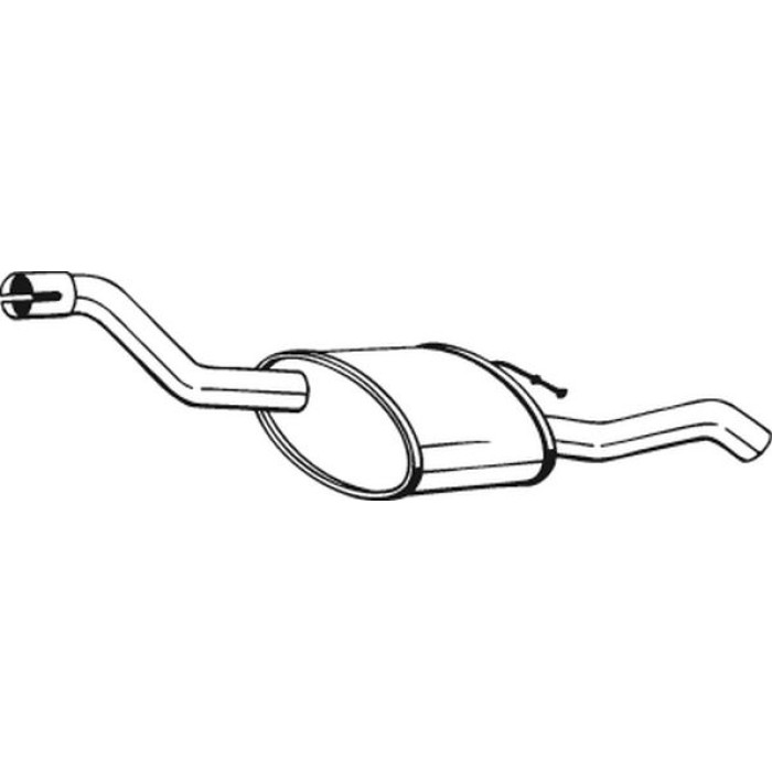 Bosal Schalldämpfer 154-333 Bosal Schalldämpfer 154-333