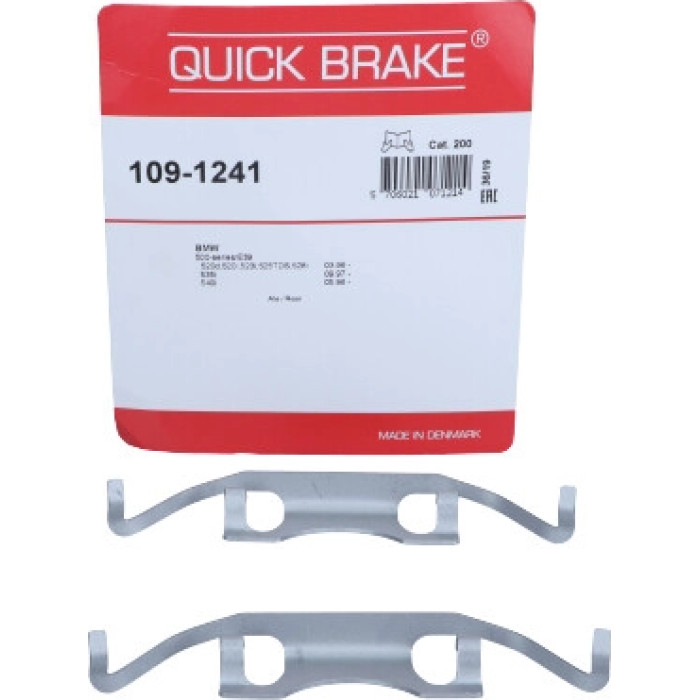 Quick Brake Zubehörsatz für Scheibenbremsbeläge 109-1241 Quick Brake Zubehörsatz für Scheibenbremsbeläge 109-1241