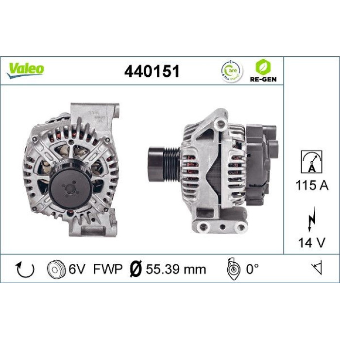 Valeo Lichtmaschine 440151 Valeo Lichtmaschine 440151