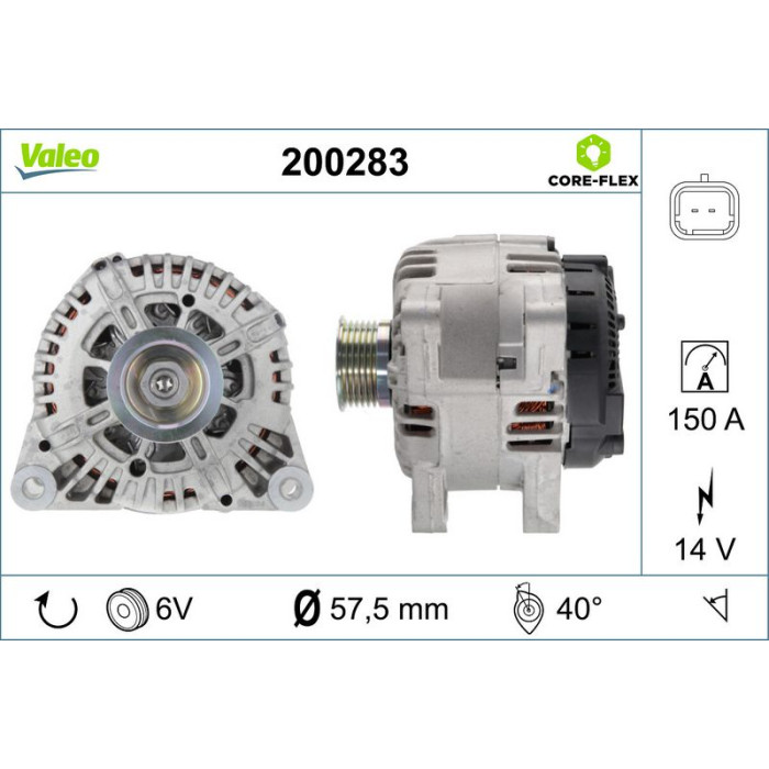 Valeo Lichtmaschine 200283 Valeo Lichtmaschine 200283