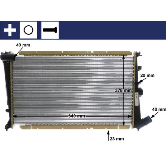 MAHLE Kühler, Motorkühlung CR 586 000S