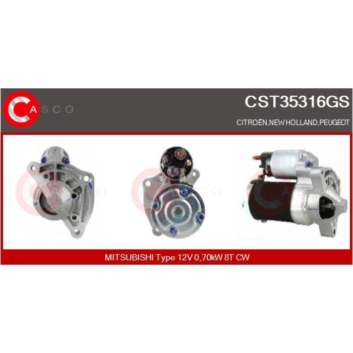 CASCO Anlasser CST35316GS CASCO Anlasser CST35316GS