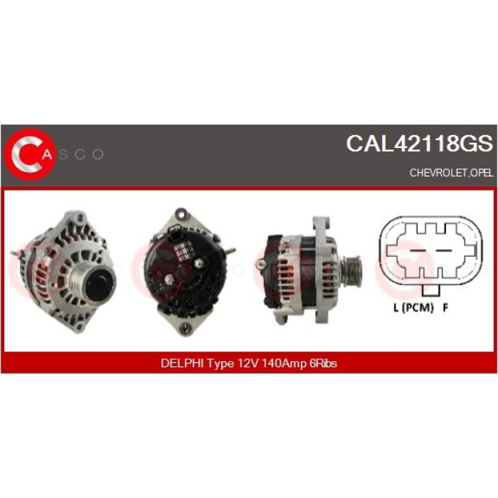 CASCO Generator CAL42118GS CASCO Generator CAL42118GS