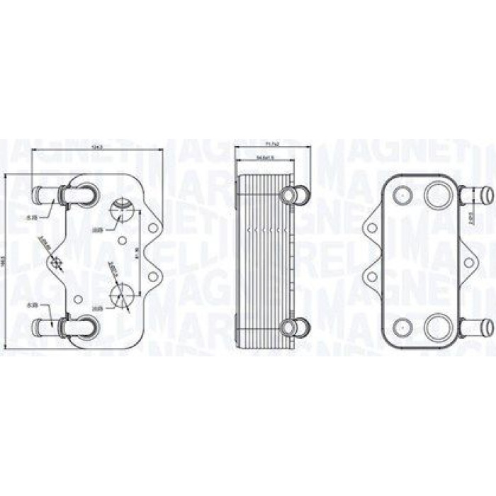 Magneti Marelli Ölkühler RO0021 - Motoröl Magneti Marelli Ölkühler RO0021 - Motoröl