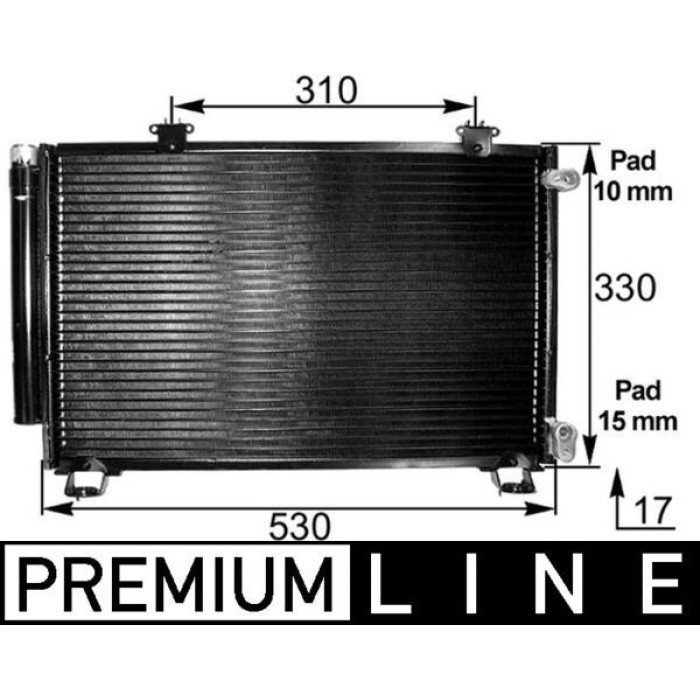 MAHLE Kondensator, Klimaanlage AC 292 000P MAHLE Kondensator, Klimaanlage AC 292 000P