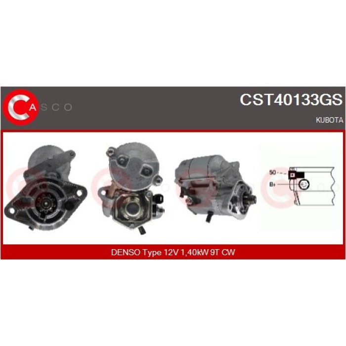 CASCO Anlasser CST40133GS