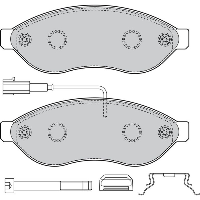 Valeo Bremsbelagsatz 598891 Valeo Bremsbelagsatz 598891