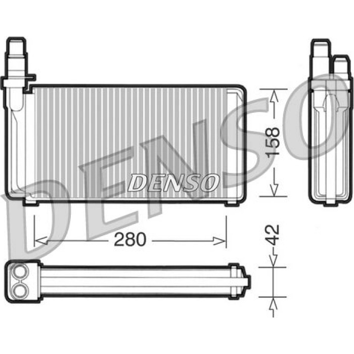 Denso Wärmetauscher DRR09020