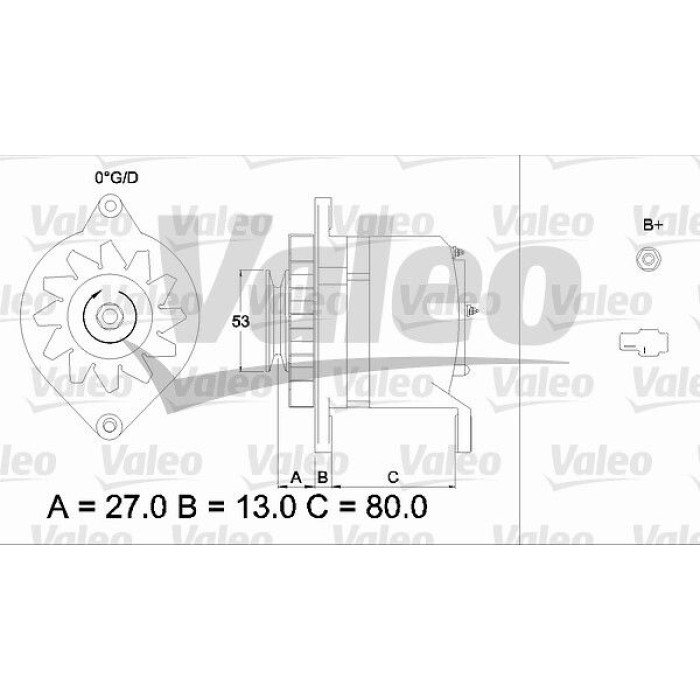 Valeo Lichtmaschine 436507 Valeo Lichtmaschine 436507