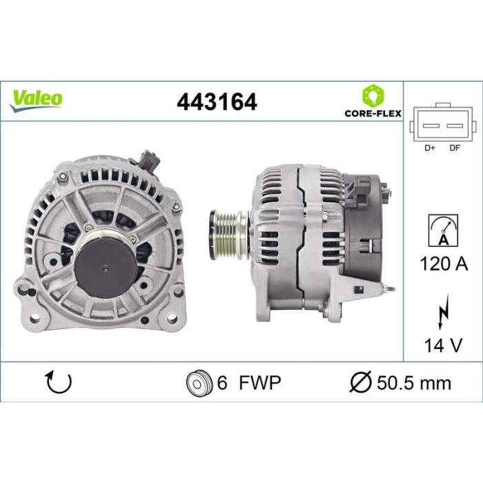 Valeo Lichtmaschine 443164 Valeo Lichtmaschine 443164