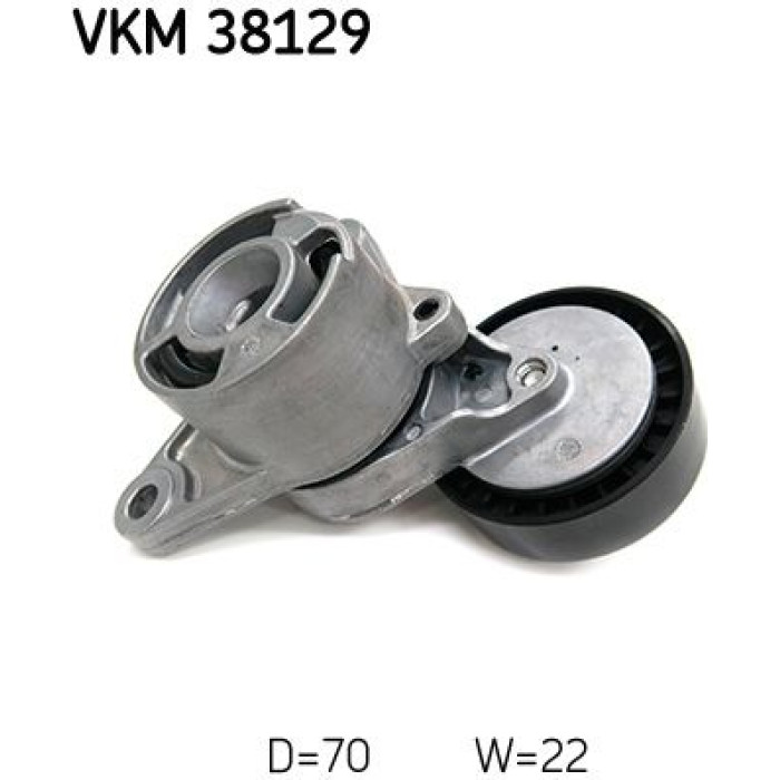SKF Keilrippenriemen-Spannrolle VKM 38129 SKF Keilrippenriemen-Spannrolle VKM 38129