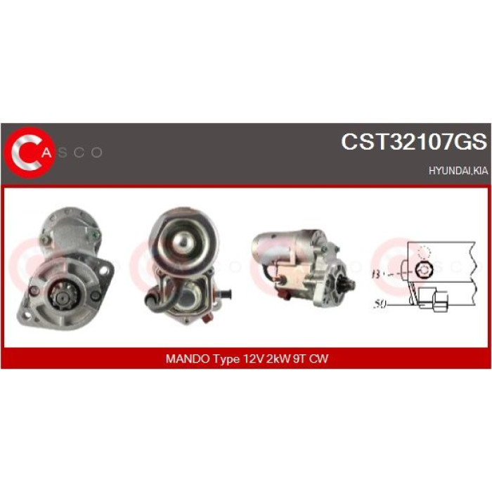 CASCO Anlasser CST32107GS CASCO Anlasser CST32107GS