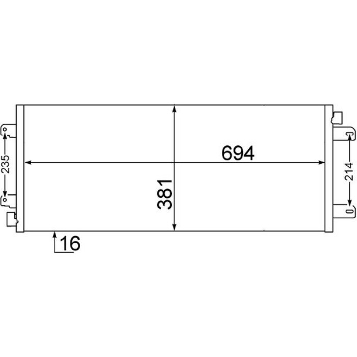 MAHLE Kondensator, Klimaanlage AC 527 000S