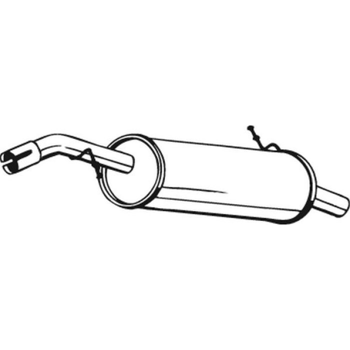 Bosal Schalldämpfer 190-073 Bosal Schalldämpfer 190-073
