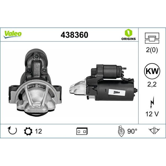 Valeo Anlasser 438360