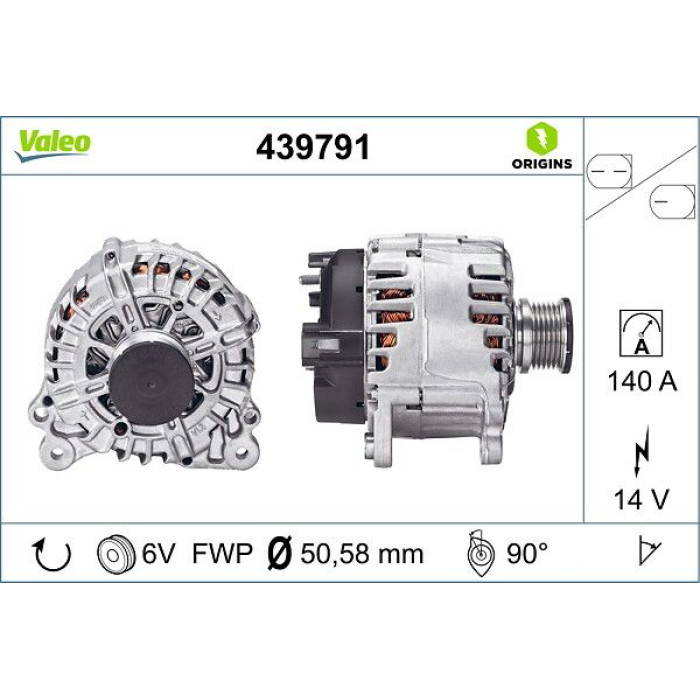 Valeo Lichtmaschine 439791 Valeo Lichtmaschine 439791