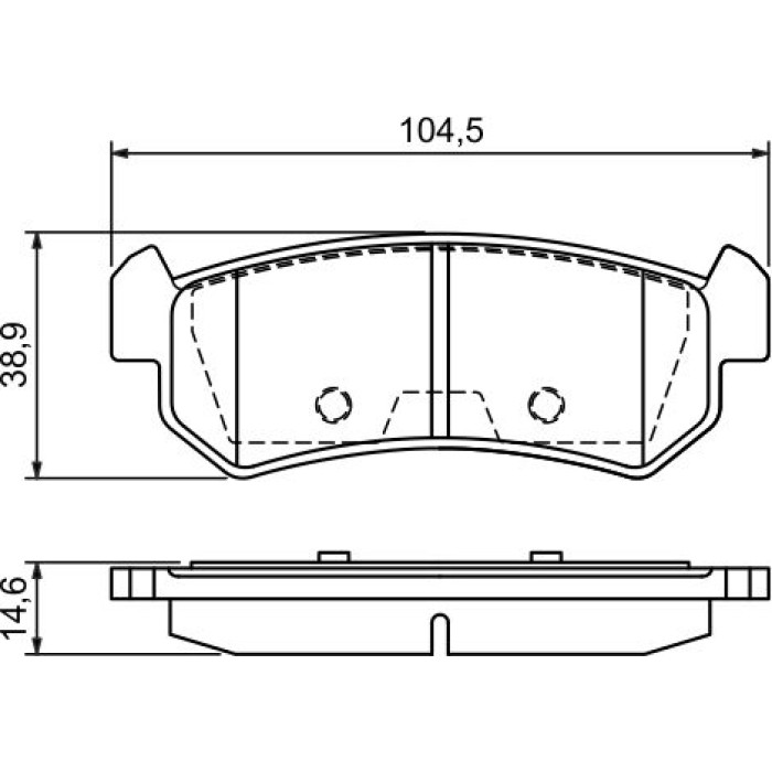 0 986 494 133 Bosch Bremsbelagsatz 0 986 494 133 0 986 494 133 Bosch Bremsbelagsatz 0 986 494 133