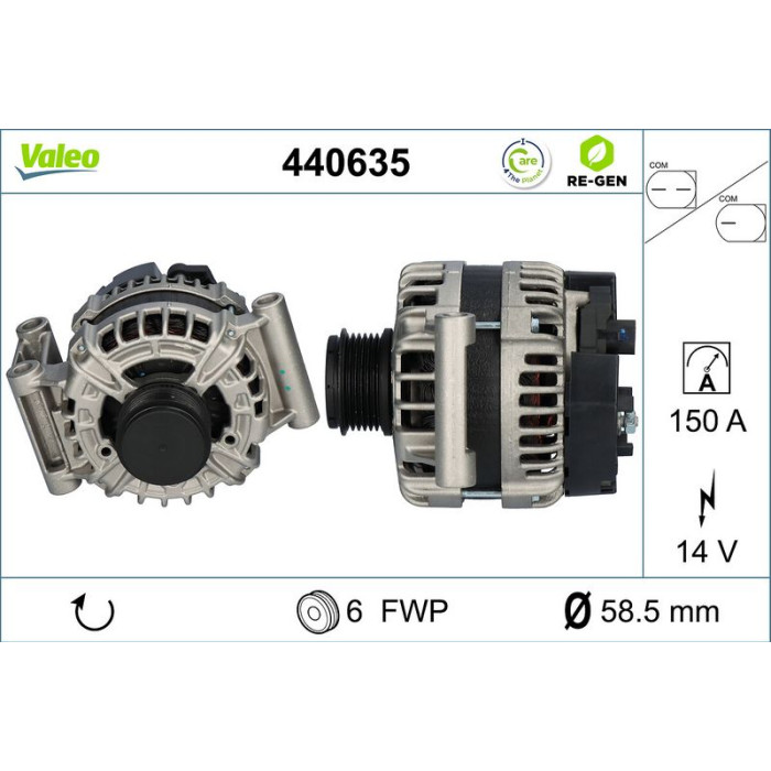 Valeo Lichtmaschine 440635 Valeo Lichtmaschine 440635
