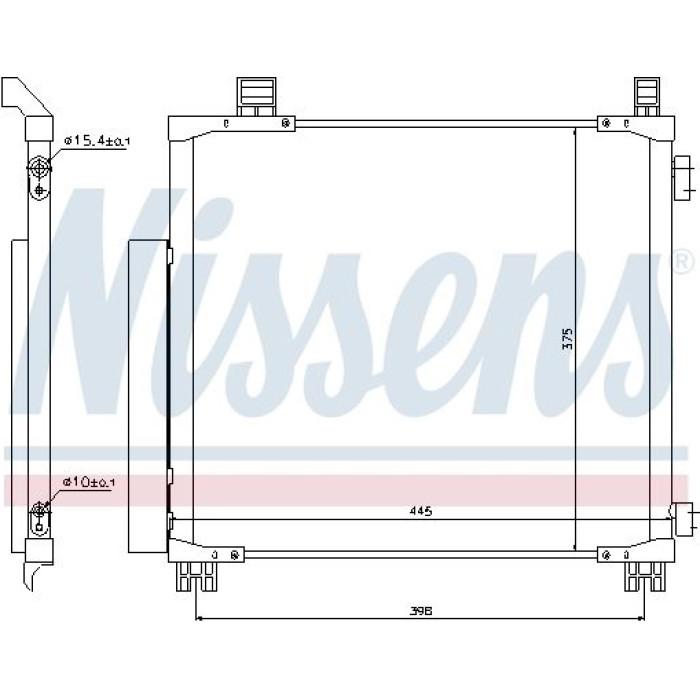 Nissens Klimakondensator 940136