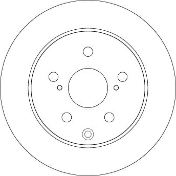 TRW Bremsscheibe Toyota Rav4 DF4829 TRW Bremsscheibe Toyota Rav4 DF4829