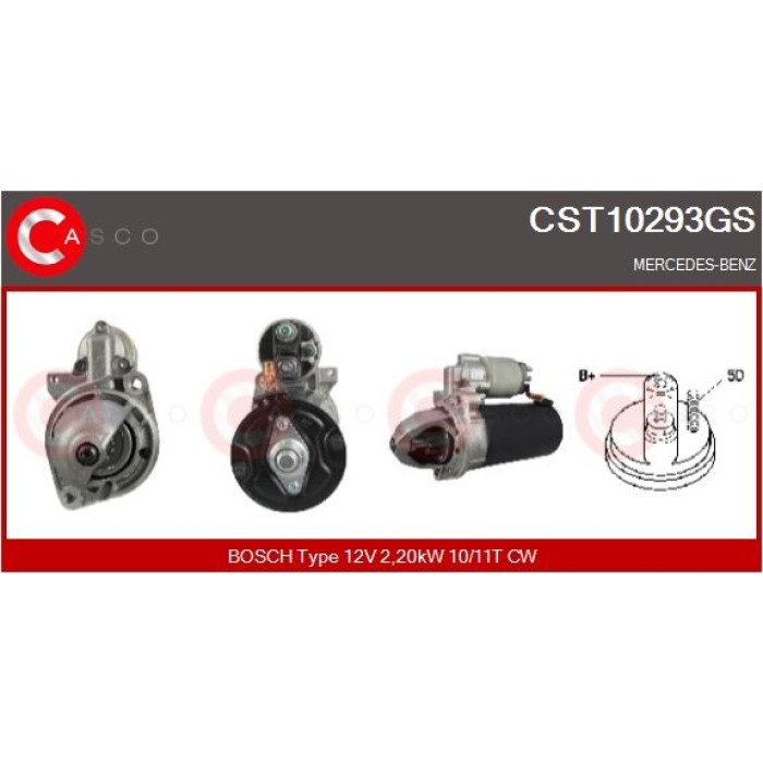CASCO Anlasser CST10293GS CASCO Anlasser CST10293GS