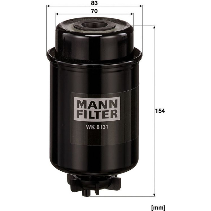 MANN-FILTER Kraftstofffilter LKW WK 8131 MANN-FILTER Kraftstofffilter LKW WK 8131