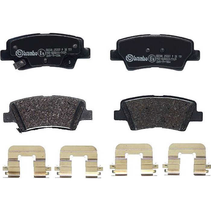 BREMBO Bremsklötze HA P 30 101 BREMBO Bremsklötze HA P 30 101
