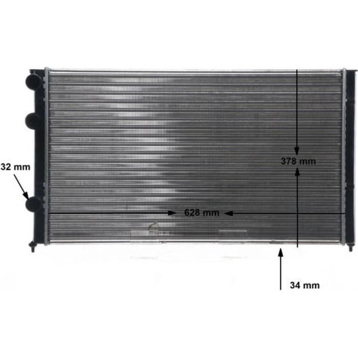 CR 410 000S MAHLE Motorkühler / Wasserkühler CR 410 000S, Schaltgetriebe, Netz 628 x 377 x 34 mm – u. a. für VW Golf III (1H1), VW Passat B3/B4 (3A2, 35I), VW B3/B4 Variant (3A5, 35I) – OE Nummer 1H0121253L - l CR 410 000S MAHLE Motorkühler / Wasserkühler CR 410 000S, Schaltgetriebe, Netz 628 x 377 x 34 mm – u. a. für VW Golf III (1H1), VW Passat B3/B4 (3A2, 35I), VW B3/B4 Variant (3A5, 35I) – OE Nummer 1H0121253L - l