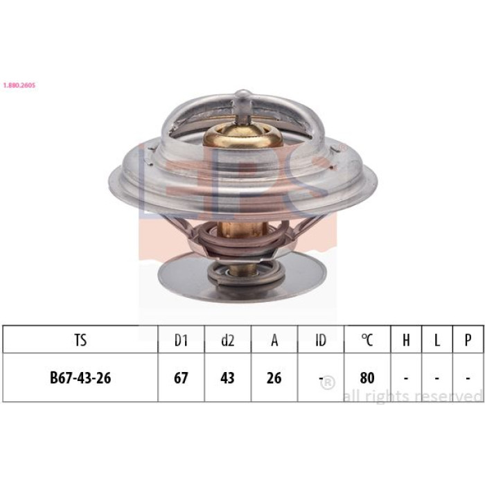 EPS Thermostat 1.880.260S EPS Thermostat 1.880.260S