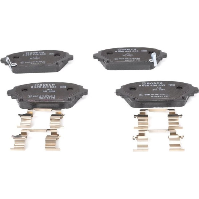 Bosch Bremsbelagsatz 0 986 494 633 Bosch Bremsbelagsatz 0 986 494 633