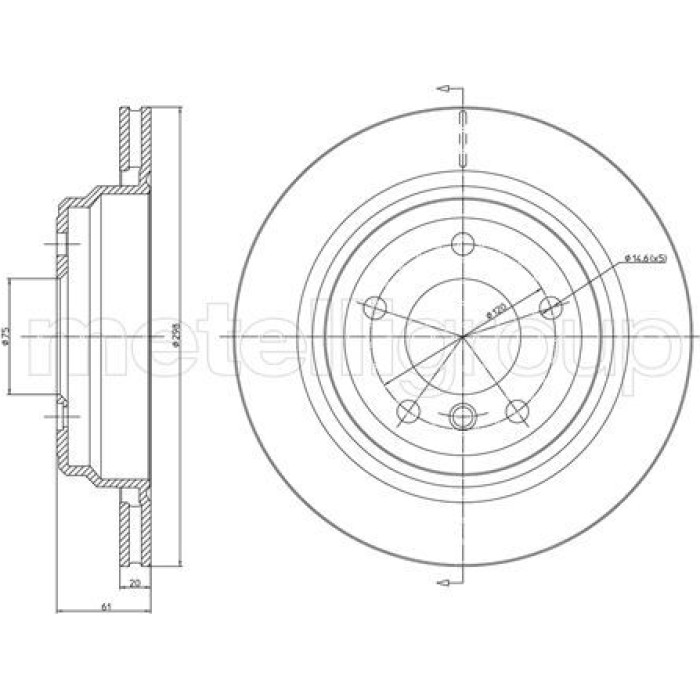 Cifam Bremsscheibe 800-398C