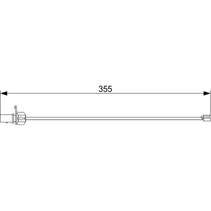 Bosch Bremsbelagverschleißsensor 1987473559