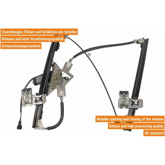 VAICO V10-6308 Fensterheber vorne links, mit Motor, elektrisch VAICO V10-6308 Fensterheber vorne links, mit Motor, elektrisch