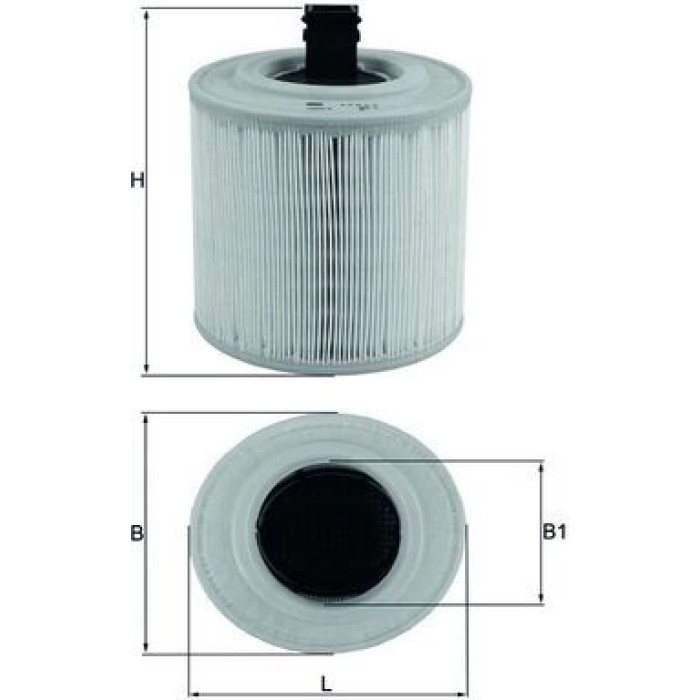 MAHLE Luftfilter LX 3015/14 MAHLE Luftfilter LX 3015/14