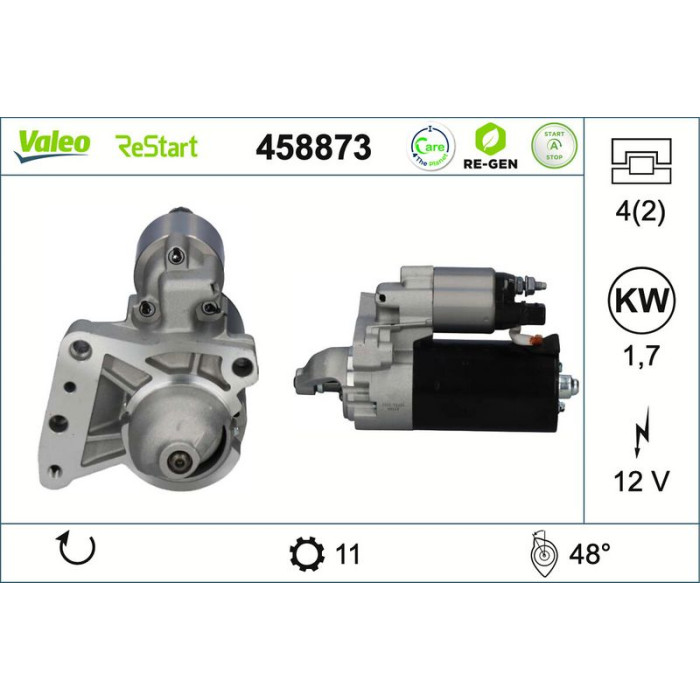 Valeo Anlasser 458873