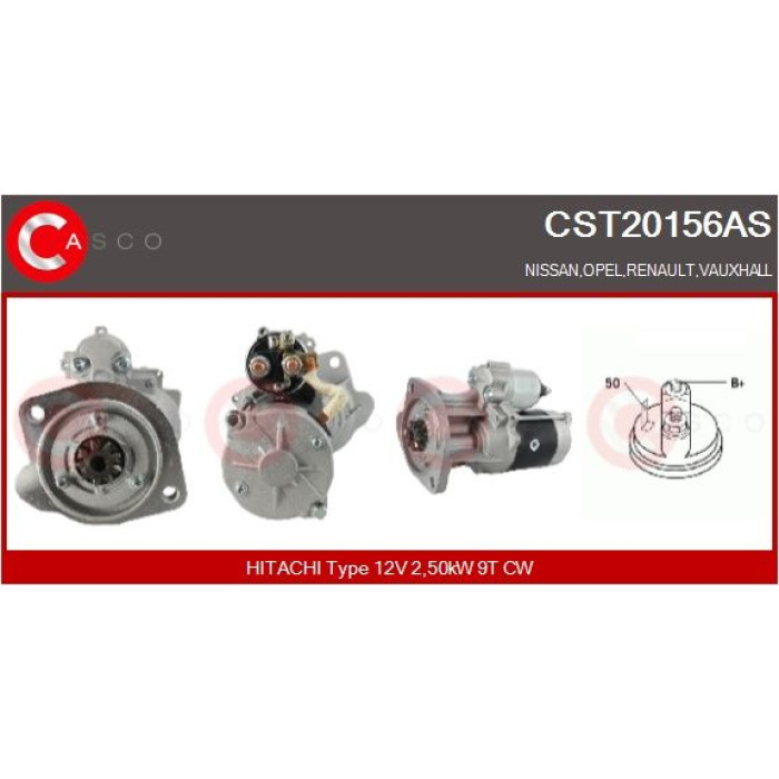CASCO Anlasser CST20156AS CASCO Anlasser CST20156AS