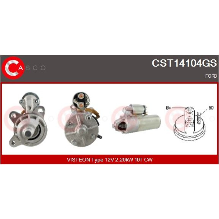 CASCO Anlasser CST14104GS