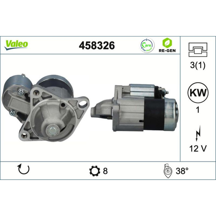 Valeo Anlasser 458326 Valeo Anlasser 458326