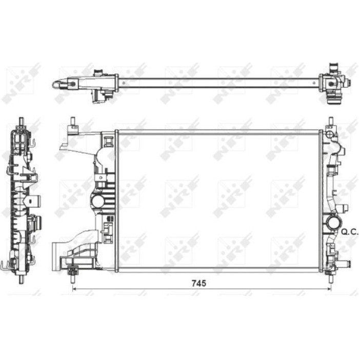 NRF Kühler 53155 NRF Kühler 53155