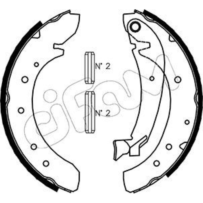CIFAM Bremsbackensatz 153-073 CIFAM Bremsbackensatz 153-073