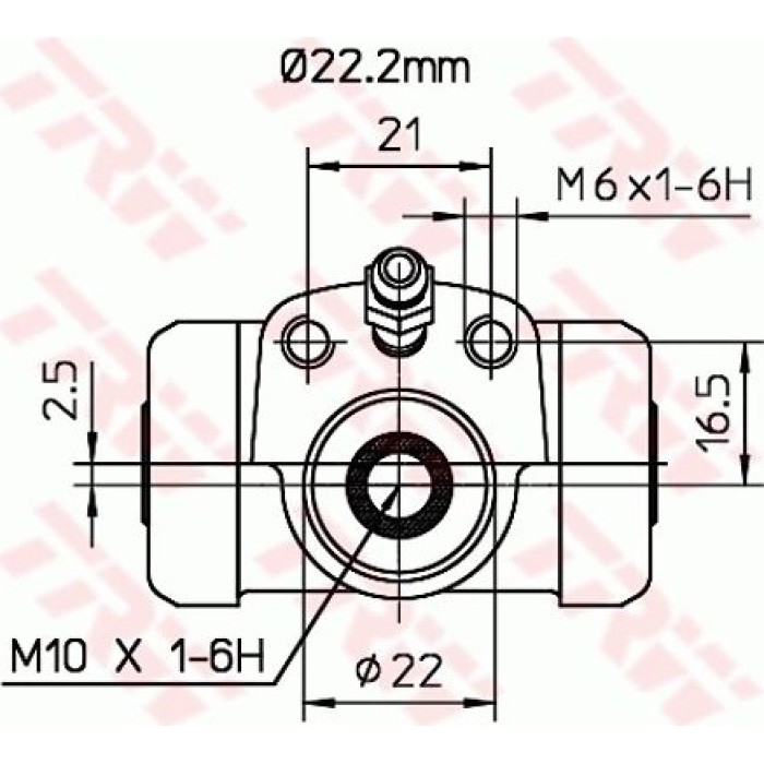 TRW Radbremszylinder BWH377 TRW Radbremszylinder BWH377