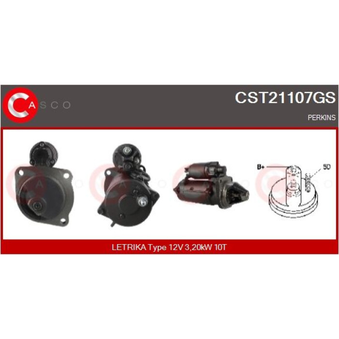 CASCO Anlasser CST21107GS CASCO Anlasser CST21107GS