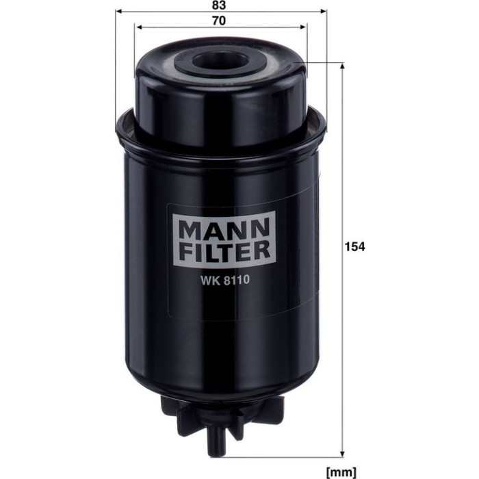 MANN-FILTER Kraftstofffilter LKW WK 8110 MANN-FILTER Kraftstofffilter LKW WK 8110