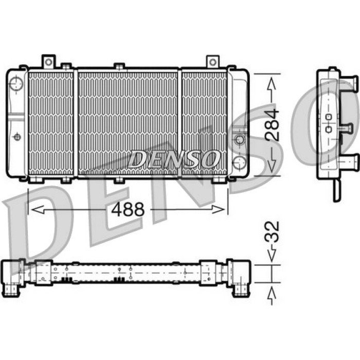 Denso Motorkühler DRM27001 Denso Motorkühler DRM27001