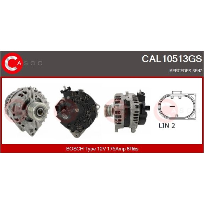 CASCO Generator CAL10513GS CASCO Generator CAL10513GS