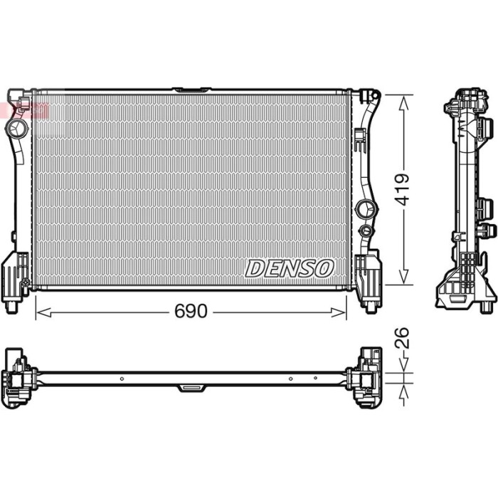 Denso Motorkühler DRM17112