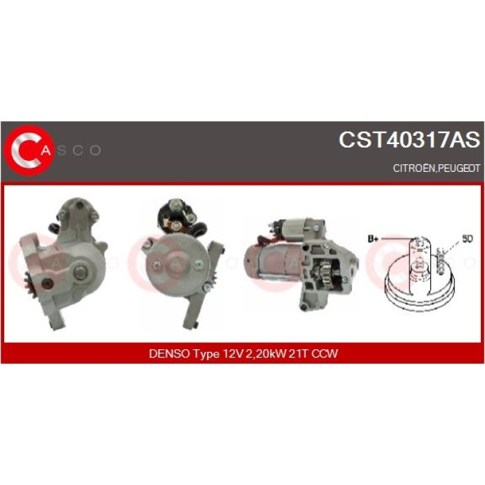 CASCO Anlasser CST40317AS CASCO Anlasser CST40317AS