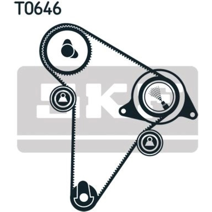 SKF Zahnriemensatz VKMA 03301 SKF Zahnriemensatz VKMA 03301