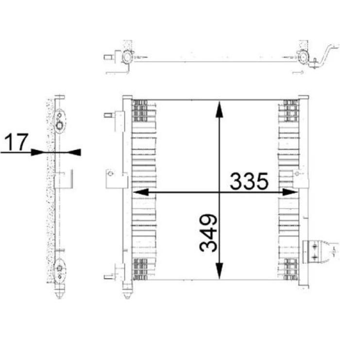 MAHLE Kondensator, Klimaanlage AC 264 000S MAHLE Kondensator, Klimaanlage AC 264 000S