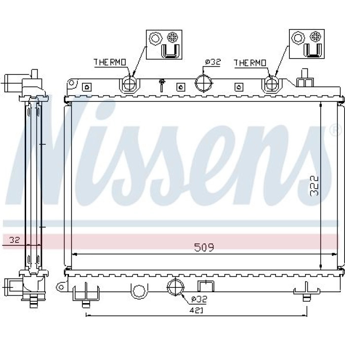 Nissens Wasserkühler PKW 64304A